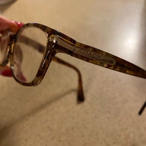 Coach HC 6065 5287 Confetti Light Brown Eyeglasses Frames Rectangular 51-17-135 main image 11